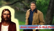 Jesus vs. Rick Perry? Jesus vs. Rick Perry?